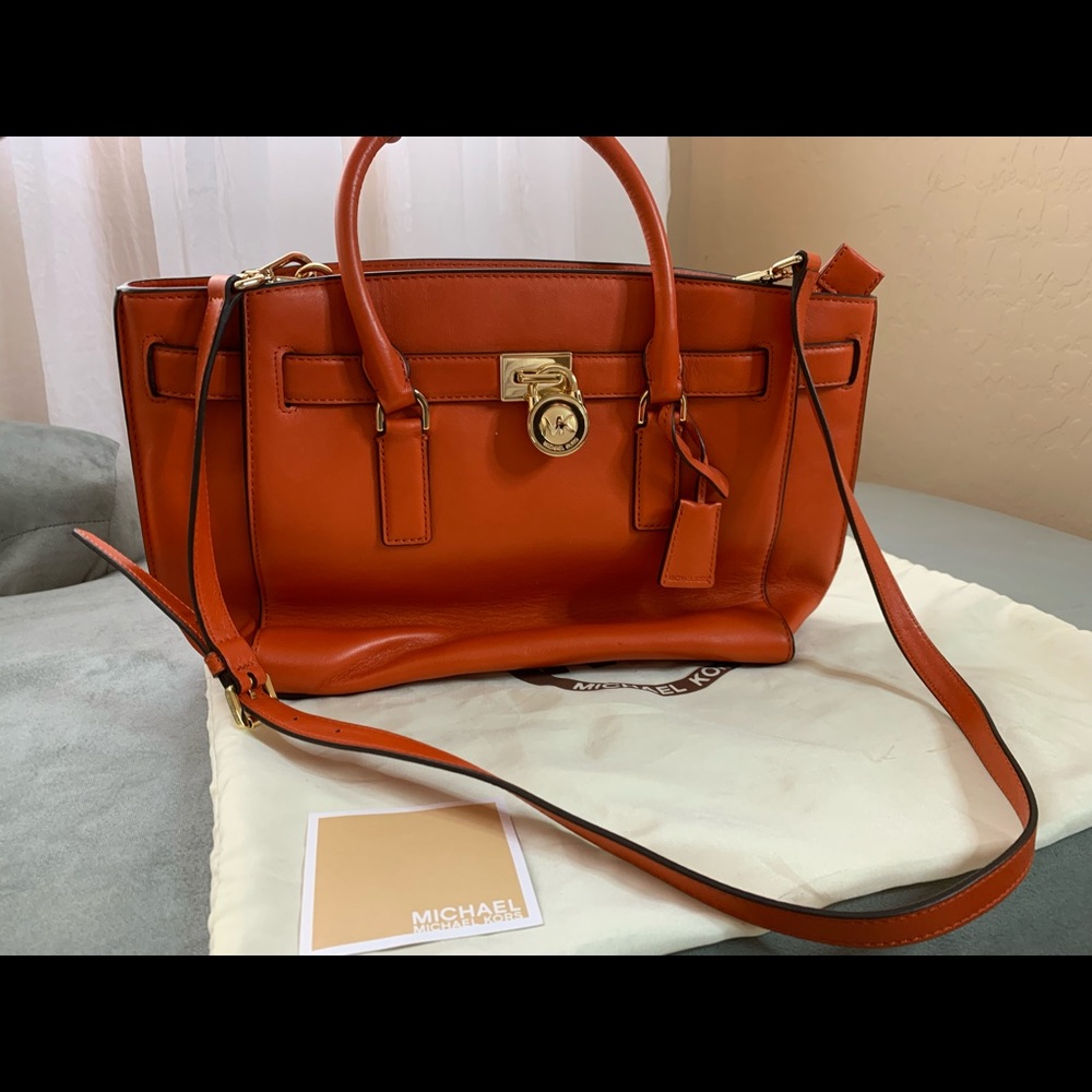 Michael Kors orange bag